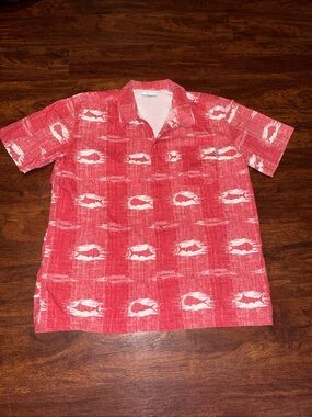 Men’s Size Large Columbia PFG Short Sleeve Vented Fishing Shirt